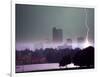 Lighting Strikes in Downtown Denver-null-Framed Photographic Print