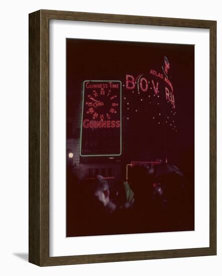 Lighting Up of London-William Sumits-Framed Photographic Print