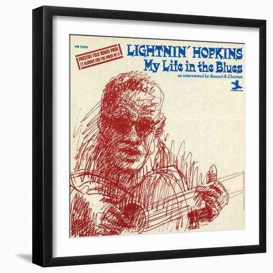 Lightnin' Hopkins - My Life in the Blues-null-Framed Art Print