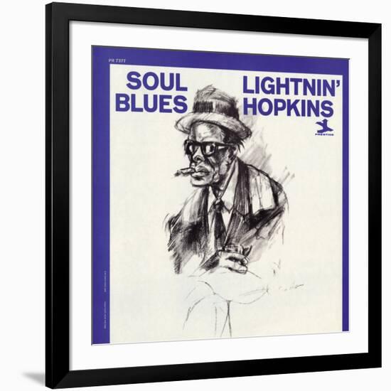 Lightnin' Hopkins - Soul Blues-null-Framed Art Print