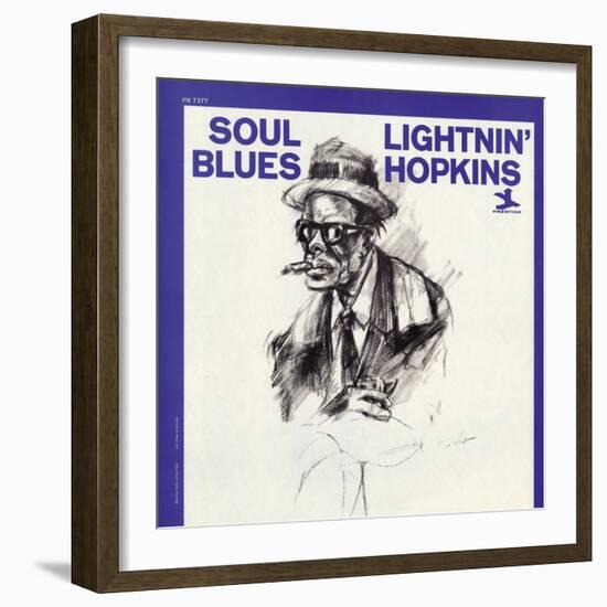 Lightnin' Hopkins - Soul Blues-null-Framed Art Print