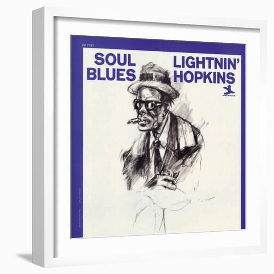 Lightnin' Hopkins - Soul Blues-null-Framed Art Print