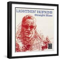 Lightnin' Hopkins - Straight Blues-null-Framed Art Print
