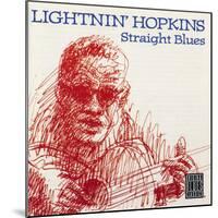 Lightnin' Hopkins - Straight Blues-null-Mounted Art Print