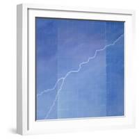 Lightning across Glass Building-Lincoln Seligman-Framed Giclee Print