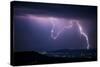 Lightning at Night during a Storm-andreiuc88-Stretched Canvas