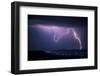 Lightning at Night during a Storm-andreiuc88-Framed Photographic Print