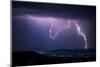 Lightning at Night during a Storm-andreiuc88-Mounted Photographic Print