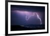 Lightning at Night during a Storm-andreiuc88-Framed Photographic Print