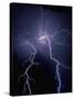 Lightning at Night-Jim Zuckerman-Stretched Canvas