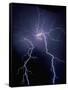 Lightning at Night-Jim Zuckerman-Framed Stretched Canvas