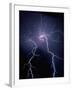 Lightning at Night-Jim Zuckerman-Framed Premium Photographic Print