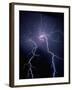 Lightning at Night-Jim Zuckerman-Framed Premium Photographic Print