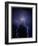 Lightning at Night-Jim Zuckerman-Framed Photographic Print