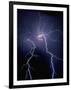 Lightning at Night-Jim Zuckerman-Framed Photographic Print