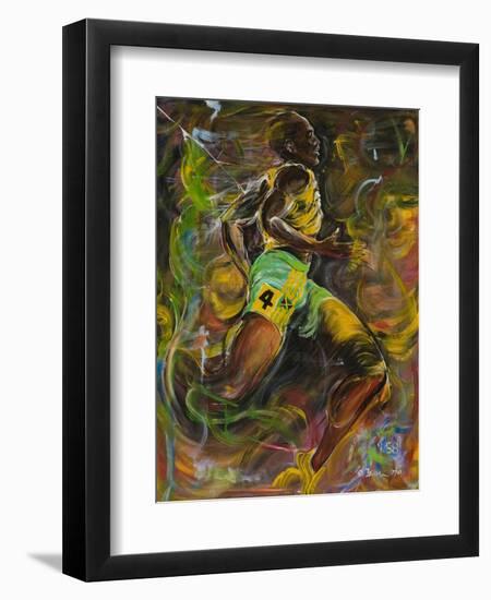 Lightning Bolt-Ikahl Beckford-Framed Premium Giclee Print