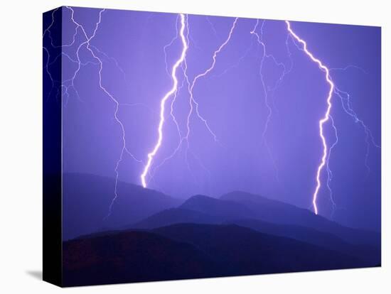 Lightning Bolts-Warren Faidley-Stretched Canvas