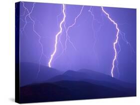 Lightning Bolts-Warren Faidley-Stretched Canvas