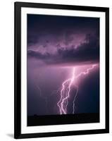 Lightning Bolts-Warren Faidley-Framed Photographic Print