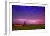 Lightning by a Farm-null-Framed Photographic Print