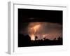 Lightning Fills Sky over Khwai River, Okanvango Delta, Moremi Game Reserve, Botswana-Paul Souders-Framed Photographic Print