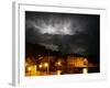 Lightning Illuminates the Sky over Prvic Luka During a Summer Storm on the Island of Prvic, Croatia-null-Framed Photographic Print