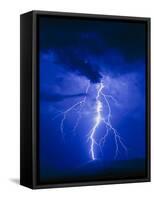 Lightning In Arizona, USA-Keith Kent-Framed Stretched Canvas