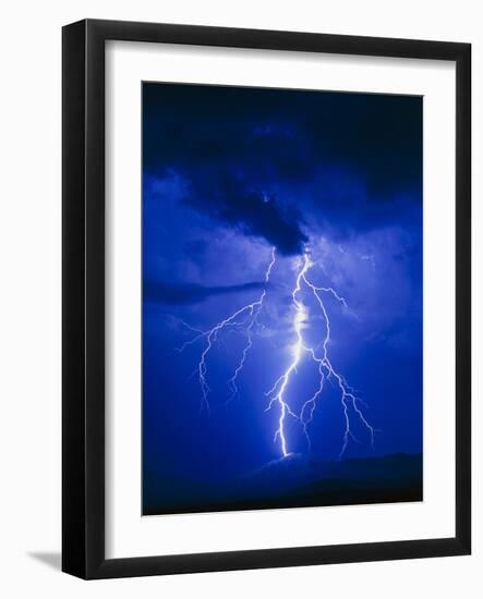 Lightning In Arizona, USA-Keith Kent-Framed Photographic Print