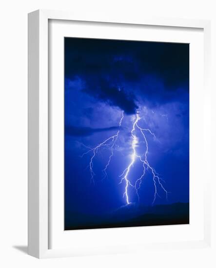 Lightning In Arizona, USA-Keith Kent-Framed Photographic Print