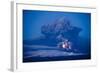 Lightning in Ash Cloud During Eyjafjallajokull Eruption-Paul Souders-Framed Photographic Print