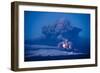 Lightning in Ash Cloud During Eyjafjallajokull Eruption-Paul Souders-Framed Photographic Print