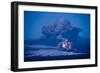 Lightning in Ash Cloud During Eyjafjallajokull Eruption-Paul Souders-Framed Photographic Print