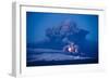 Lightning in Ash Cloud During Eyjafjallajokull Eruption-Paul Souders-Framed Photographic Print