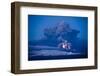 Lightning in Ash Cloud During Eyjafjallajokull Eruption-Paul Souders-Framed Photographic Print