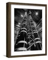 Lightning Maker is This 44 Foot High Generator, Creating Artificial Lightning-Andreas Feininger-Framed Photographic Print