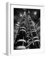 Lightning Maker is This 44 Foot High Generator, Creating Artificial Lightning-Andreas Feininger-Framed Photographic Print