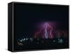 Lightning Over Boulder, CO-Chris Rogers-Framed Stretched Canvas