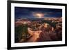 Lightning over Bryce Canyon-Stefan Mitterwallner-Framed Photographic Print