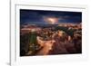 Lightning over Bryce Canyon-Stefan Mitterwallner-Framed Photographic Print