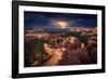 Lightning over Bryce Canyon-Stefan Mitterwallner-Framed Photographic Print