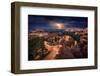 Lightning over Bryce Canyon-Stefan Mitterwallner-Framed Photographic Print