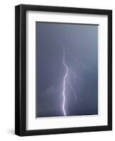 Lightning over Capitol Reef National Monument, Utah, USA-Scott T. Smith-Framed Photographic Print