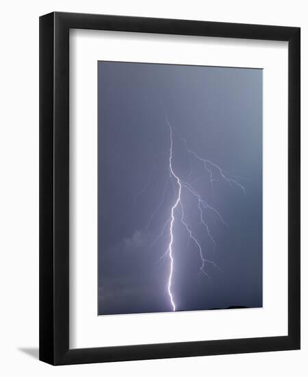 Lightning over Capitol Reef National Monument, Utah, USA-Scott T. Smith-Framed Photographic Print