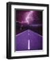 Lightning over Highway-Otto Rogge-Framed Photographic Print