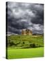 Lightning over Ruins of the Rock of Cashel, Tipperary County, Ireland-Jaynes Gallery-Stretched Canvas