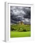 Lightning over Ruins of the Rock of Cashel, Tipperary County, Ireland-Jaynes Gallery-Framed Photographic Print