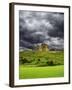 Lightning over Ruins of the Rock of Cashel, Tipperary County, Ireland-Jaynes Gallery-Framed Photographic Print