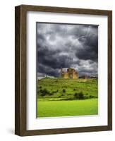 Lightning over Ruins of the Rock of Cashel, Tipperary County, Ireland-Jaynes Gallery-Framed Photographic Print