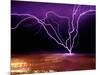 Lightning over San Francisco-Douglas Keister-Mounted Photographic Print