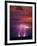 Lightning Storm at Sunset-Jim Zuckerman-Framed Photographic Print